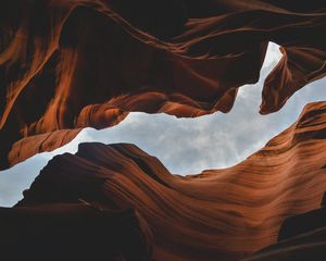 Preview wallpaper canyon, rocks, sky