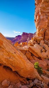 Preview wallpaper canyon, rocks, stones, stone, sky