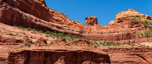 Preview wallpaper canyon, rocks, trees, nature