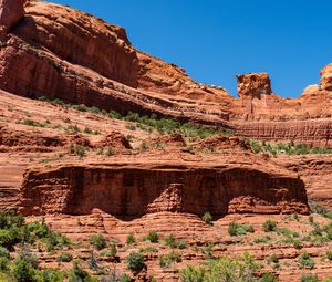 Preview wallpaper canyon, rocks, trees, nature