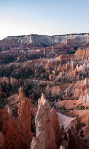 Preview wallpaper canyon, rocks, trees, landscape, nature