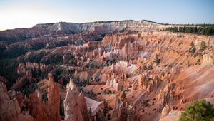 Preview wallpaper canyon, rocks, trees, landscape, nature