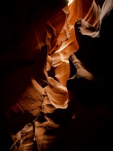 Preview wallpaper canyon, shadows, light, relief
