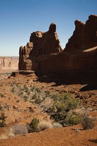 Preview wallpaper canyon, stones, shapes, contours, shadows, desert, vegetation