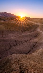 Preview wallpaper canyon, sun, relief, cranny