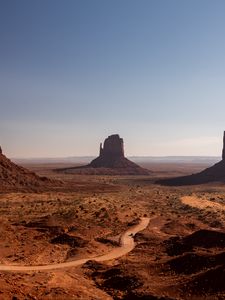 Preview wallpaper canyon, valley, desert, rocks, landscape