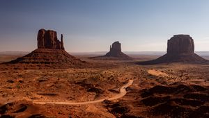 Preview wallpaper canyon, valley, desert, rocks, landscape