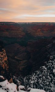 Preview wallpaper canyon, valley, mountains, aerial view, landscape