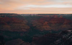 Preview wallpaper canyon, valley, mountains, aerial view, landscape