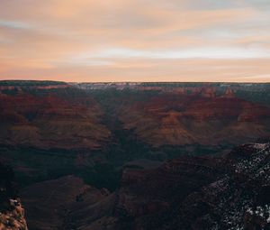 Preview wallpaper canyon, valley, mountains, aerial view, landscape