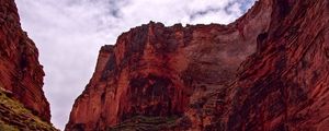 Preview wallpaper canyon, water, stones, rocks, sky