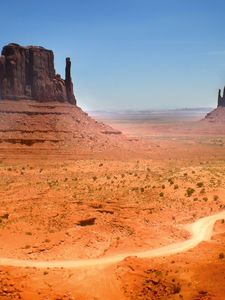 Preview wallpaper canyons, desert, vegetation