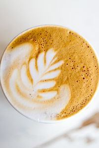 Preview wallpaper cappuccino, coffee, foam, drink
