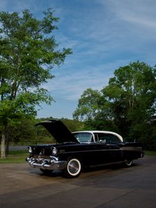 Preview wallpaper car, black, retro