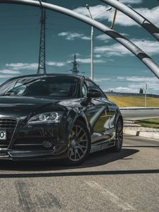 Preview wallpaper car, black, road