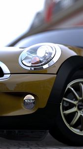 Preview wallpaper car, brown, front bumper, auto