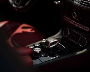 Preview wallpaper car, control panel, buttons, levers, switches