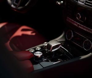 Preview wallpaper car, control panel, buttons, levers, switches