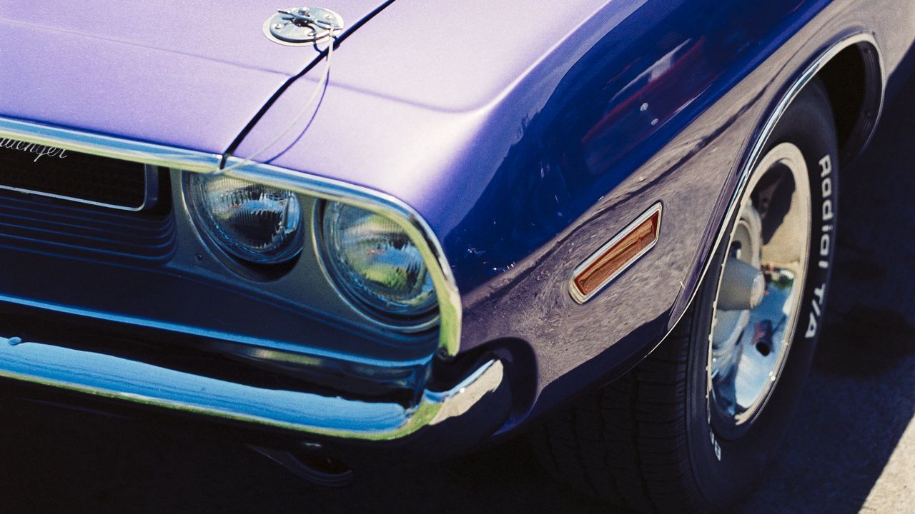 Wallpaper car, convertible, purple