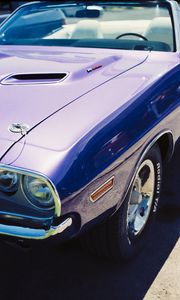 Preview wallpaper car, convertible, purple