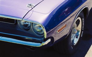 Preview wallpaper car, convertible, purple