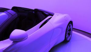 Preview wallpaper car, convertible, sportscar, supercar, purple