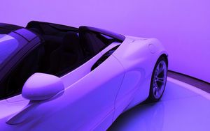 Preview wallpaper car, convertible, sportscar, supercar, purple