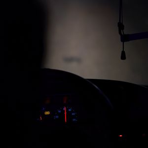 Preview wallpaper car, dark, speedometer, backlight