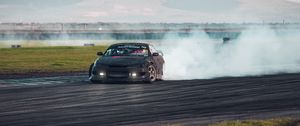 Preview wallpaper car, drift, smoke, extreme