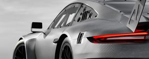 Preview wallpaper car, grey, tuning, carbon, black and white