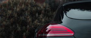Preview wallpaper car, headlight, black, rear view