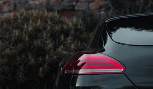 Preview wallpaper car, headlight, black, rear view