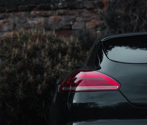 Preview wallpaper car, headlight, black, rear view