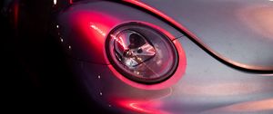 Preview wallpaper car, headlight, night