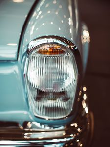 Preview wallpaper car, headlight, old, retro, vintage
