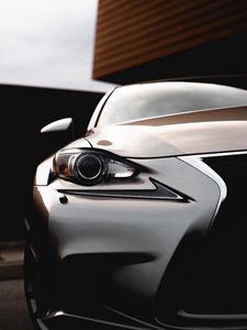 Preview wallpaper car, headlight, optics, front view, closeup