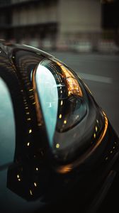 Preview wallpaper car, headlight, reflection, glare