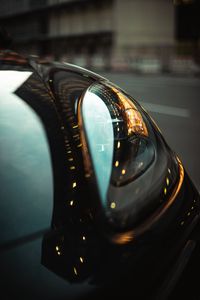 Preview wallpaper car, headlight, reflection, glare