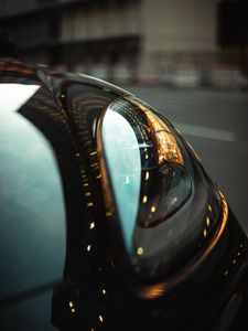 Preview wallpaper car, headlight, reflection, glare
