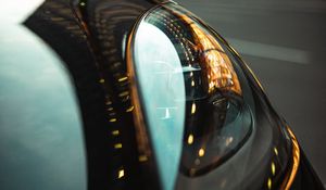 Preview wallpaper car, headlight, reflection, glare
