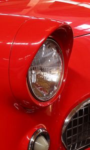 Preview wallpaper car, headlight, retro
