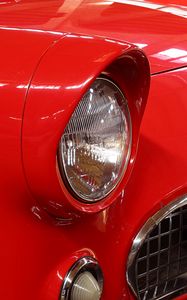 Preview wallpaper car, headlight, retro