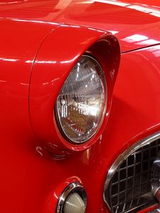 Preview wallpaper car, headlight, retro