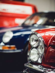Preview wallpaper car, headlight, retro, bumper