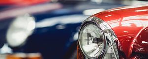 Preview wallpaper car, headlight, retro, bumper