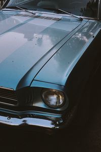 Preview wallpaper car, headlight, retro, old