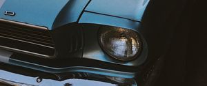 Preview wallpaper car, headlight, retro, old