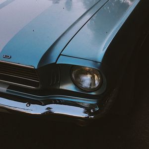 Preview wallpaper car, headlight, retro, old