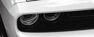 Preview wallpaper car, headlight, white, front view, close-up