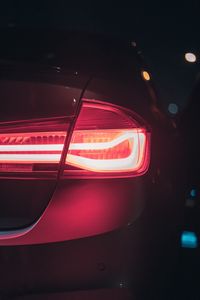 Preview wallpaper car, lantern, lights, red
